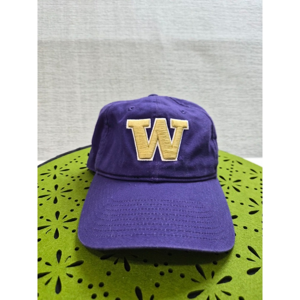Adidas Washington Huskies Baseball Cap Mens OS Purple Adjustable Strapback Hat